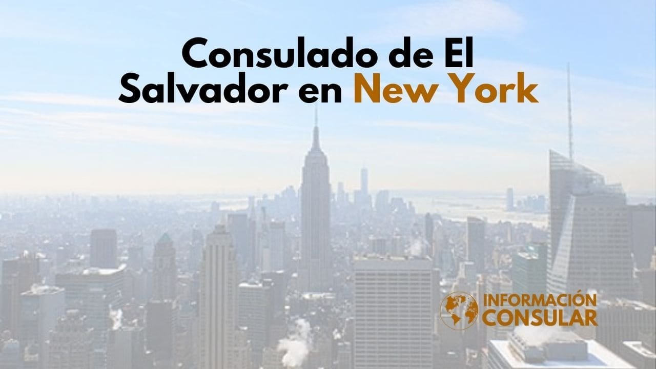 Consulado de El Salvador en Estados Unidos - Información Consular